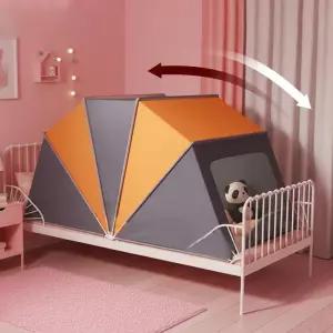 수면텐트 실내 방한 방풍 모기장 기숙사 접이식 휴대용 난방 수면돔 1인용 외풍차단 난방텐트