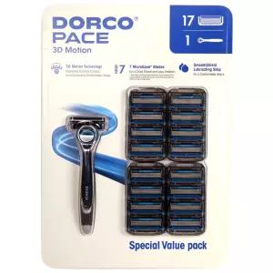 도루코 페이스 3D모션 면도기세트 1+17개 코스트코