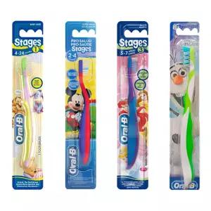 오랄비 스테이지 어린이 칫솔 1개 / 1단계 / 2단계 / 3단계 / 4단계