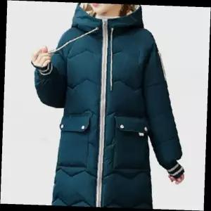 여성 롱패딩 후드 지퍼 포켓 겨울 방한 경량 퀼팅 아우터 데일리 캐주얼