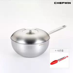 쉐프윈 통5중 316 데일리쿠킹 멀티웍 24cm+실리콘 집게