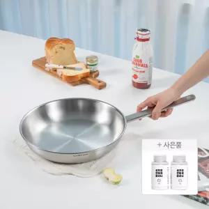 쉐프윈 통5중 316 커퍼코어 스텐팬 후라이팬 28cm+연마제 클리너 2개
