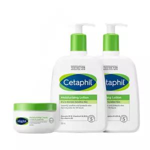 세타필 로션 500ml 2개+크림 250g 보습선물세트