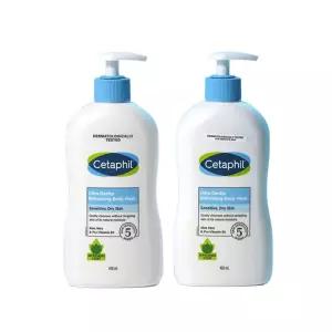 세타필 민감피부 약산성 바디워시 리프레싱(산뜻한향) 400ml 2개 건성피부