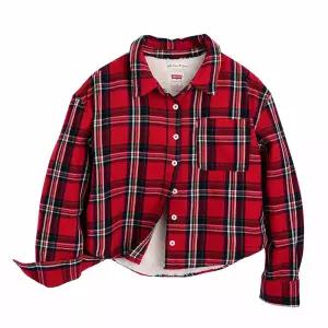 [플레이키즈-프로 본사] 리바이스키즈 주니어 양털 플리스 안감 셔츠