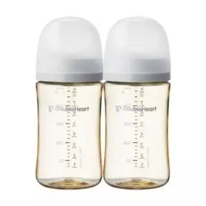 더블하트 3세대 아기 젖병 240ml 젖꼭지 6개 그레이