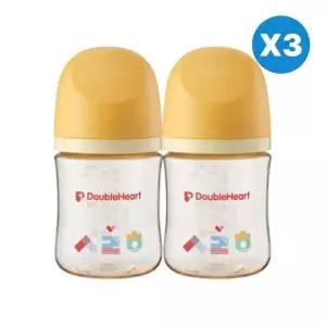 더블하트 아기 젖병 160ml 젖꼭지 6개 출산 선물 한글