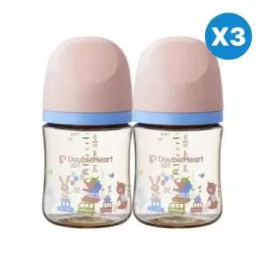 더블하트 캐릭터 젖병 160ml 젖꼭지 6개 애니멀타운