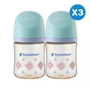 더블하트 아기 젖병 160ml 젖꼭지 6개 출산 선물 단청