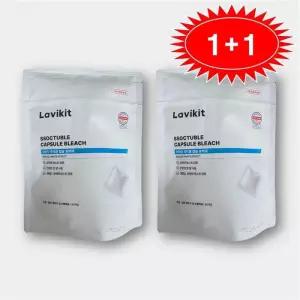 [라비킷] 라비킷 쏙터블 세탁세제 캡슐세제 중성 퍼실 표백제 2개 총 60개입