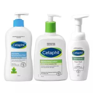 세타필 민감보습 선물세트 (로션 473ml+워시 400ml+수딩폼워시 200ml) 저자극