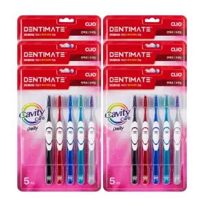 [크리오] 덴티메이트 데일리 캐비티케어 탄력모 칫솔 10입x3세트