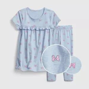 [갭키즈]조카 선물 [토들러 여아 18개월-5세] 미니 리본 티셔츠 세트 5221134631051