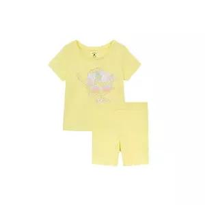 [갭키즈][토들러 여아 2-5세] 프론트 그래픽 이지 티셔츠 & 바이크 쇼츠 5223226563021