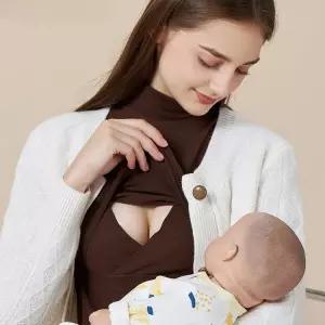 수유조끼 가리개 가운 엄마 육아 앞치마 편안한 출산