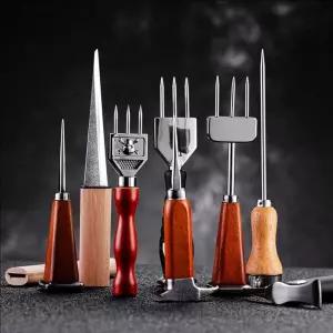 바텐더 얼음 송곳 포크 칵테일 분쇄기 스테인레스 아이스 픽 메탈 홈바