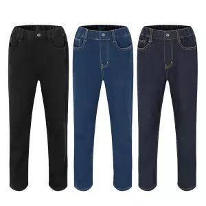 Jeep 키즈 본딩 청바지 초등 등교룩 겨울 기모 데님 팬츠 보온성 강화 따뜻한 남아 여아 어린이 아동복