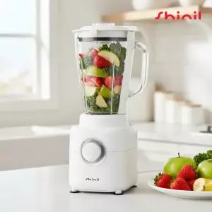[26년형] 신일 믹서기 소형 미니 블렌더 유리 가정용 과일 주스 이유식 8중칼날 SMX-H17TV