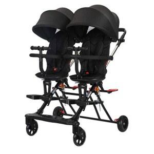 쌍둥이 트윈 유모차 유모카 경량 트라이클 버건디 웨건 연년생 더블