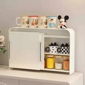 홈카페장 슬림 주방수납장 미니수납장 양념수납장 장식장 틈새장