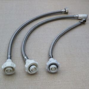 숨겨진 물 탱크 입구 호스 벽 마운트 화장실 액세서리 밸브 상단 파이프 인터페이스 꼰 튜브