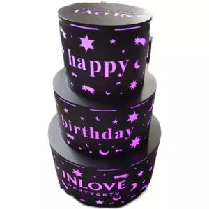 클럽 케이크 기념일 LED 케이크모형 아크릴 연말 주점