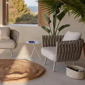 야외용 테라스 쇼파 정원 2인용 소파 수영장 라탄소파