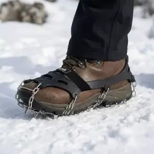 카르닉 체인 아이젠 24P + 파우치 세트 2중 체인구조 등산스패츠