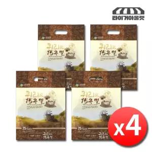 태평선식 귀리 15곡밀 40g x 25포 x 4팩 옛날 볶은 미숫가루 아침 식사대용 곡물가루 선식 간편식 대용식