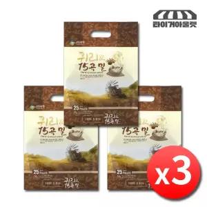 태평선식 귀리 15곡밀 40g x 25포 x 3팩 옛날 볶은 미숫가루 아침 식사대용 곡물가루 선식 간편식 대용식