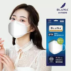 [블루나]KF94 마스크 대형 화이트 30매