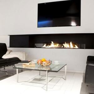 투야 와이파이 스마트 버너 카민 전기 직사각형 바이오 에탄올 화로  벽난로