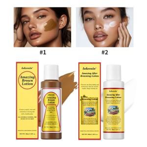 브론즈 브리프 앤 애프터 브라운 호환닝 로션 롱래스팅 태닝 텍스처 부스터 워터프루프  메이크업