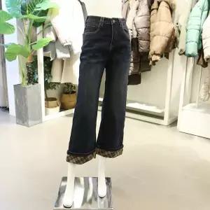 [대구백화점] [오픈클로젯]체크기모청바지(DO25CSL302)