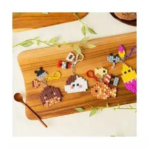 디폼블럭 겨울간식 키링 미니 창의장난감 끼우는 조립놀이 4종 택1 ( 20개 )