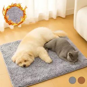 강아지 온열 매트 고양이 반려견 펫 겨울 발열 보온 방석 거실 미끄럼방지 침대 쇼파 쿠션 이불 담요 패드