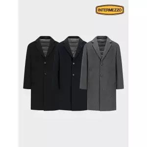 [하프클럽/인터메조]울 블랜디드 싱글 코트 3종 택1 IMFDCT512F