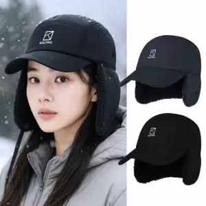 무료배송[콜핑공식]여성 겨울 귀달이 퍼 따뜻한 등산 모자