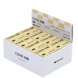 [에이치플러스몰]미술용 사각지우개 부드러운 디자인아트 M 고급형 지우개 예술용