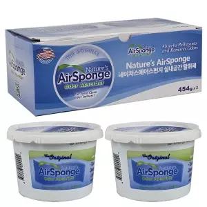네이처스 에어스펀지 탈취제 454g x 2개입 네이쳐스 차량용 실내용 방향제 gx