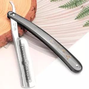 바버샵 레트 폴딩 이발소 클래식 면도칼 외날 면도기 바버샵 외날 이발소