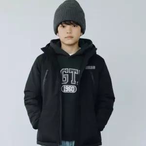 [행텐주니어]블랙 타슬란 스키 패딩 점퍼