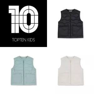 [롯데백화점]탑텐키즈 [택가49900원] MKE4VP1521 남아) 기획 라이트웜 경량베스트