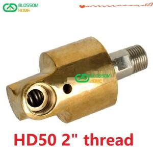 회전 조인트 360 로터리 물 공기 오일 스위블 커플링 스프레이 범용 커넥터 황동 유니온 HD50 2 인치