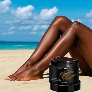 농축 태닝 젤  오일 촉진제 방수 야외 일광욕 햇빛 없이 초고속