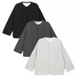 [모로엠] 맨즈 베이직 퀼팅패턴 양털 라이트 점퍼 5C-JUW-Q047