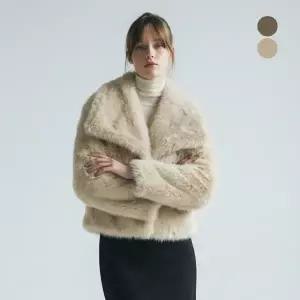 [롯데백화점]티뷰 럭스 카라 숏 퍼자켓_V5D-VJK014