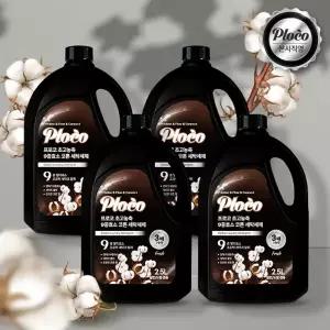 프로코 실내건조 초고농축 9종효소 코튼 세탁세제 2.5L 2+2 (4개입)