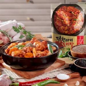 부드러운식감 진한육수 닭 한마리 닭도리탕 1kg×3팩 9인분/캠핑요리 닭볶음탕 캠핑밀키트