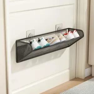 좁은현관 무타공 붙이는신발장 신발정리 원룸 다층 벽걸이